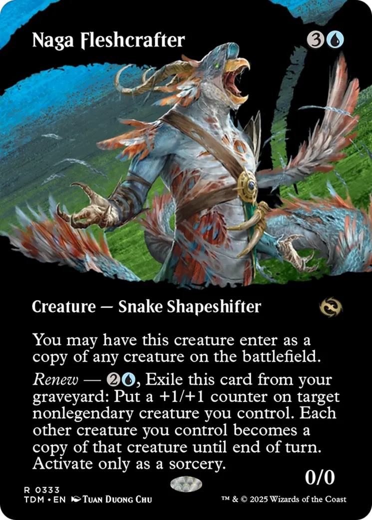 Naga Fleshcrafter — Tarkir: Dragonstorm — Magic: The Gathering