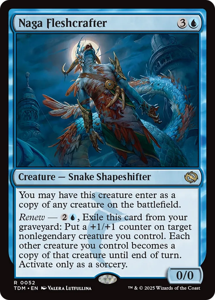 Naga façonneur de chair — Tarkir: Dragonstorm — Magic: The Gathering