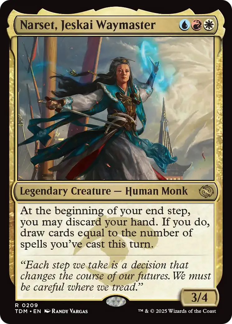 Narset, Jeskai Waymaster — Tarkir: Dragonstorm — Magic: The Gathering