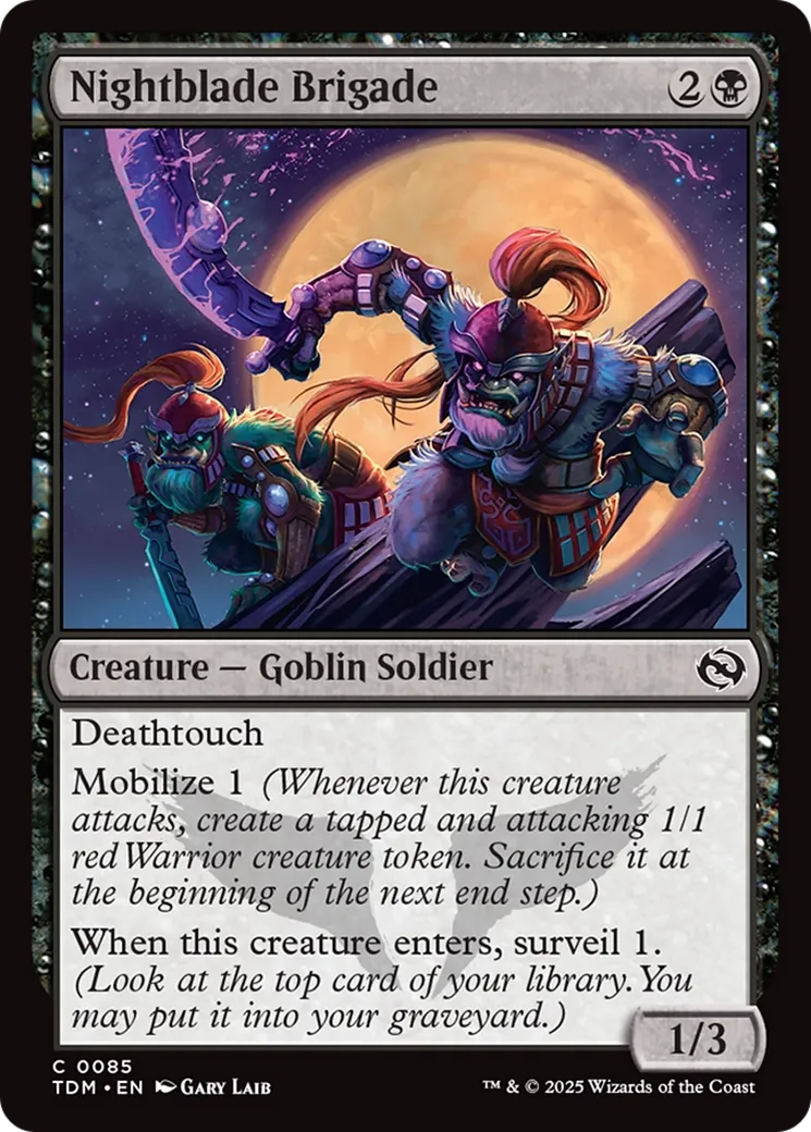 Brigade lamenuit — Tarkir: Dragonstorm — Magic: The Gathering
