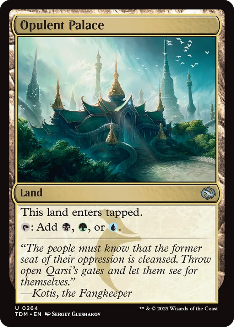 Opulent Palace — Tarkir: Dragonstorm — Magic: The Gathering