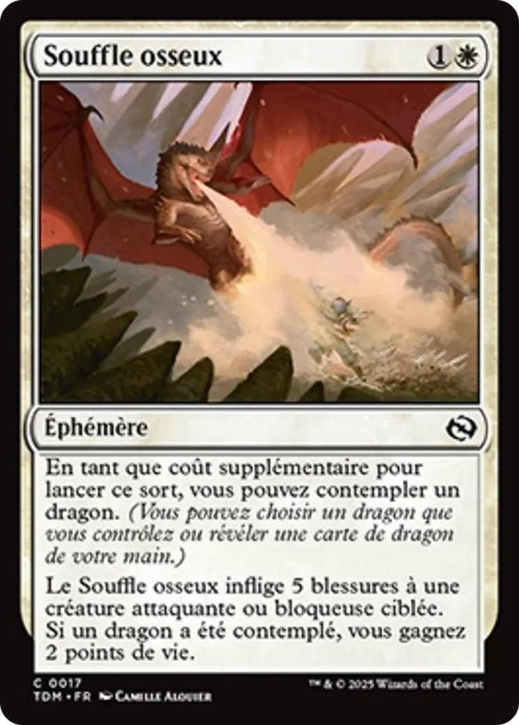 Souffle osseux — Tarkir: Dragonstorm — Magic: The Gathering