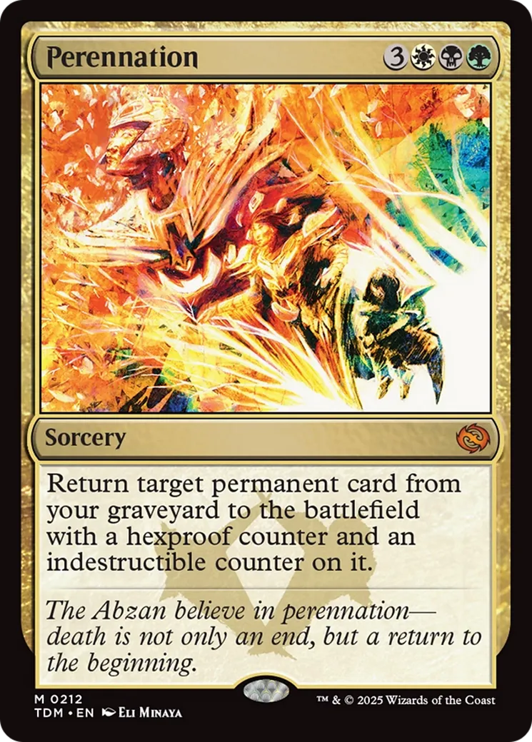 Perennation — Tarkir: Dragonstorm — Magic: The Gathering