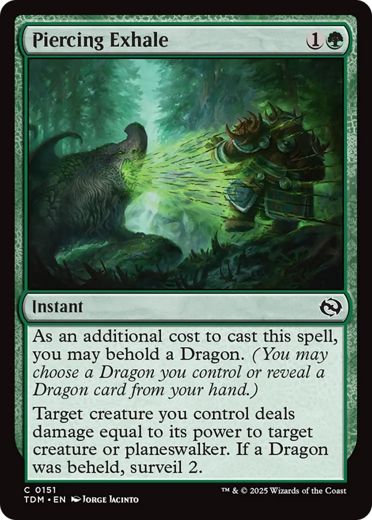 Souffle perçant — Tarkir: Dragonstorm — Magic: The Gathering