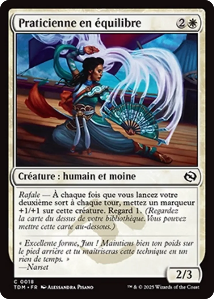 Praticienne en équilibre — Tarkir: Dragonstorm — Magic: The Gathering