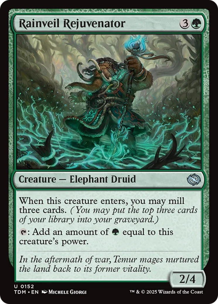 Rainveil Rejuvenator — Tarkir: Dragonstorm — Magic: The Gathering