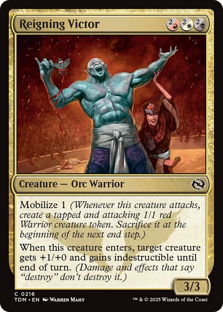 Reigning Victor — Tarkir: Dragonstorm — Magic: The Gathering