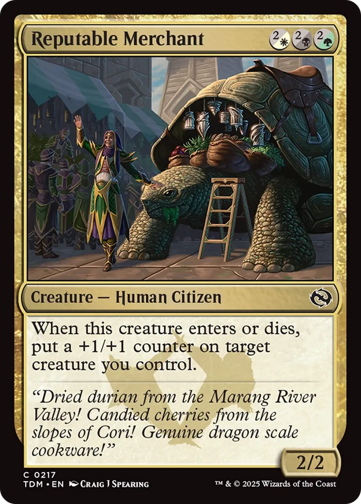 Marchande réputée — Tarkir: Dragonstorm — Magic: The Gathering