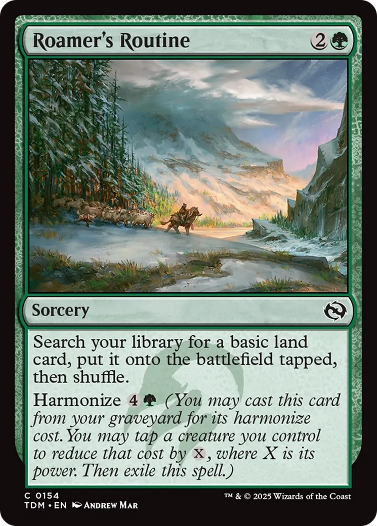 Roamer's Routine — Tarkir: Dragonstorm — Magic: The Gathering