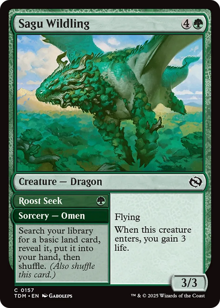 Sagu Wildling // Roost Seek — Tarkir: Dragonstorm — Magic: The Gathering