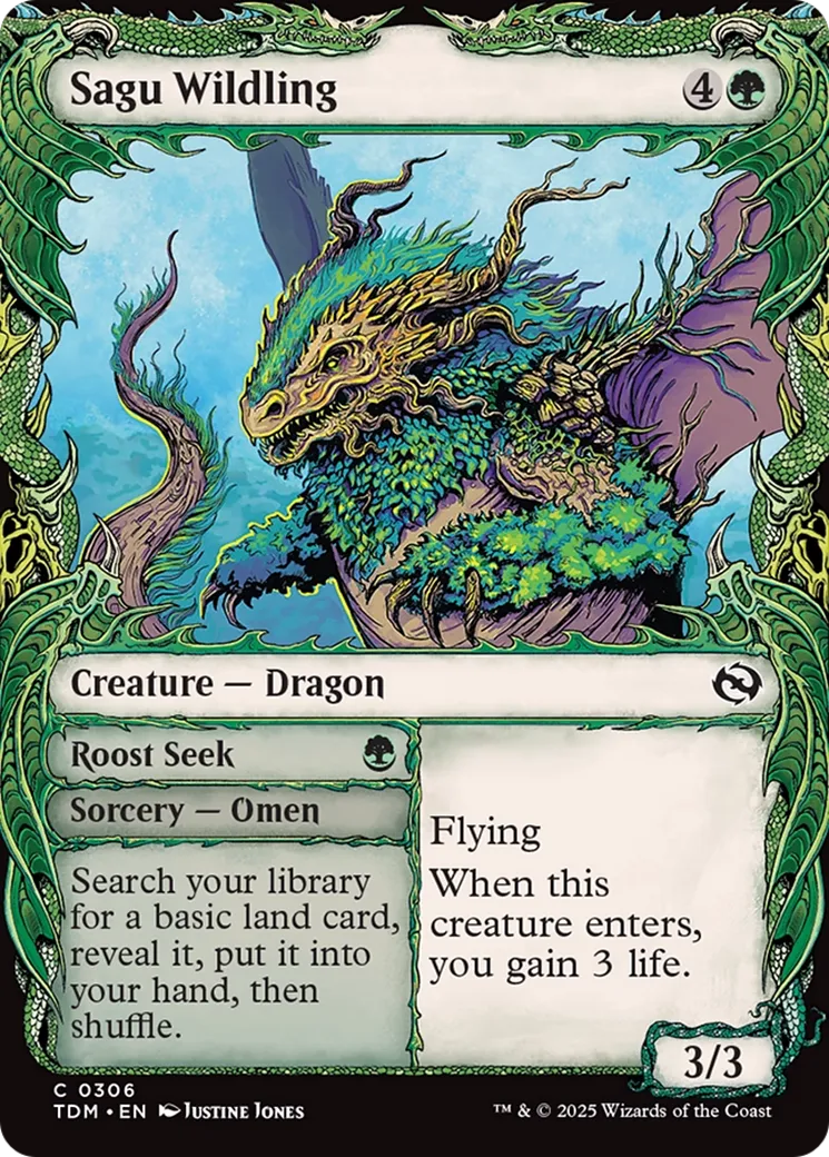 Sagu Wildling // Roost Seek — Tarkir: Dragonstorm — Magic: The Gathering