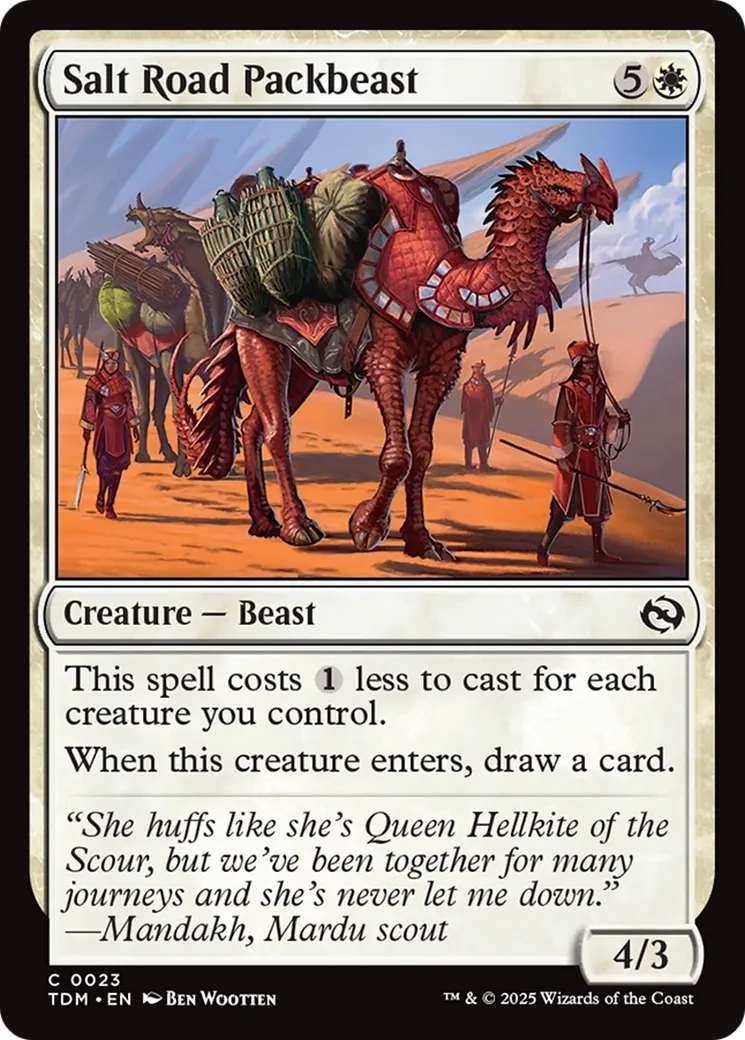 Salt Road Packbeast — Tarkir: Dragonstorm — Magic: The Gathering