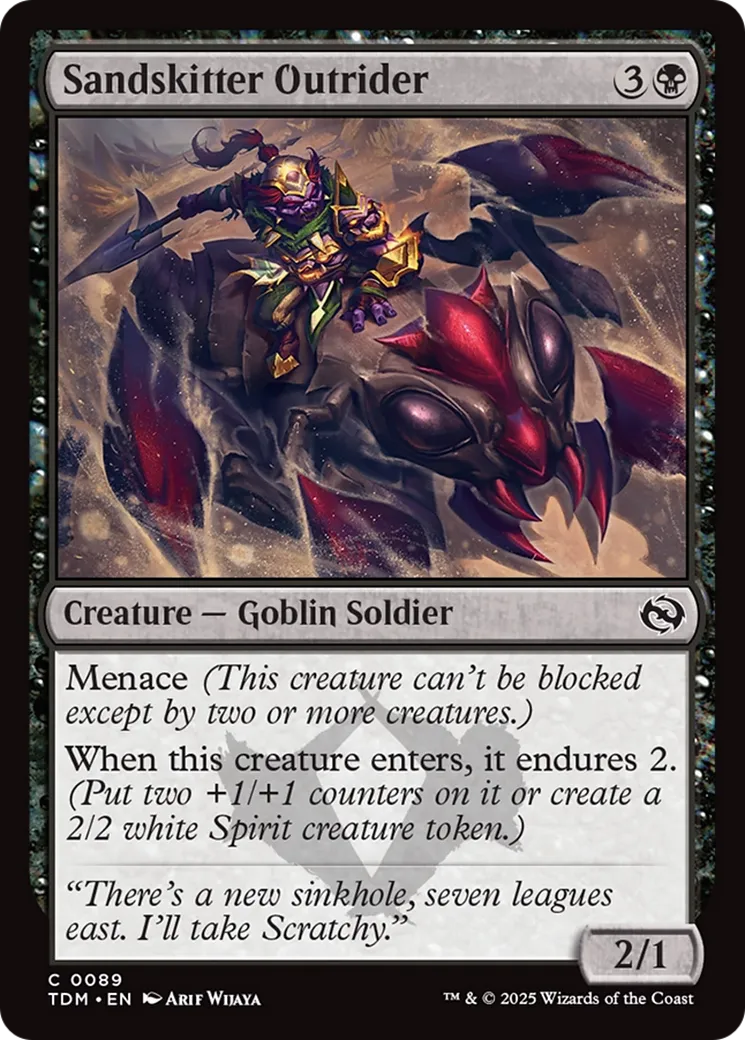 Cavalière de jaillisseur des sables — Tarkir: Dragonstorm — Magic: The Gathering