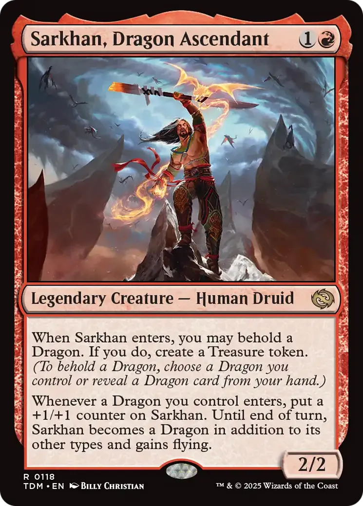 Sarkhan, dragon ascendant — Tarkir: Dragonstorm — Magic: The Gathering