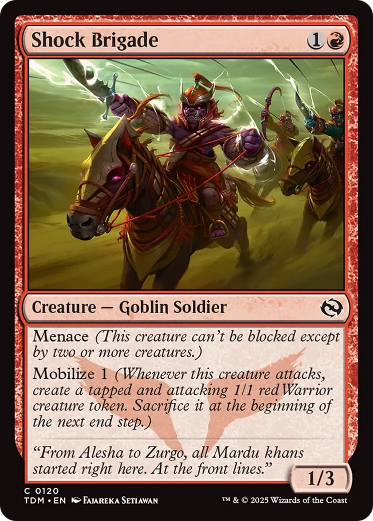 Brigade de choc — Tarkir: Dragonstorm — Magic: The Gathering