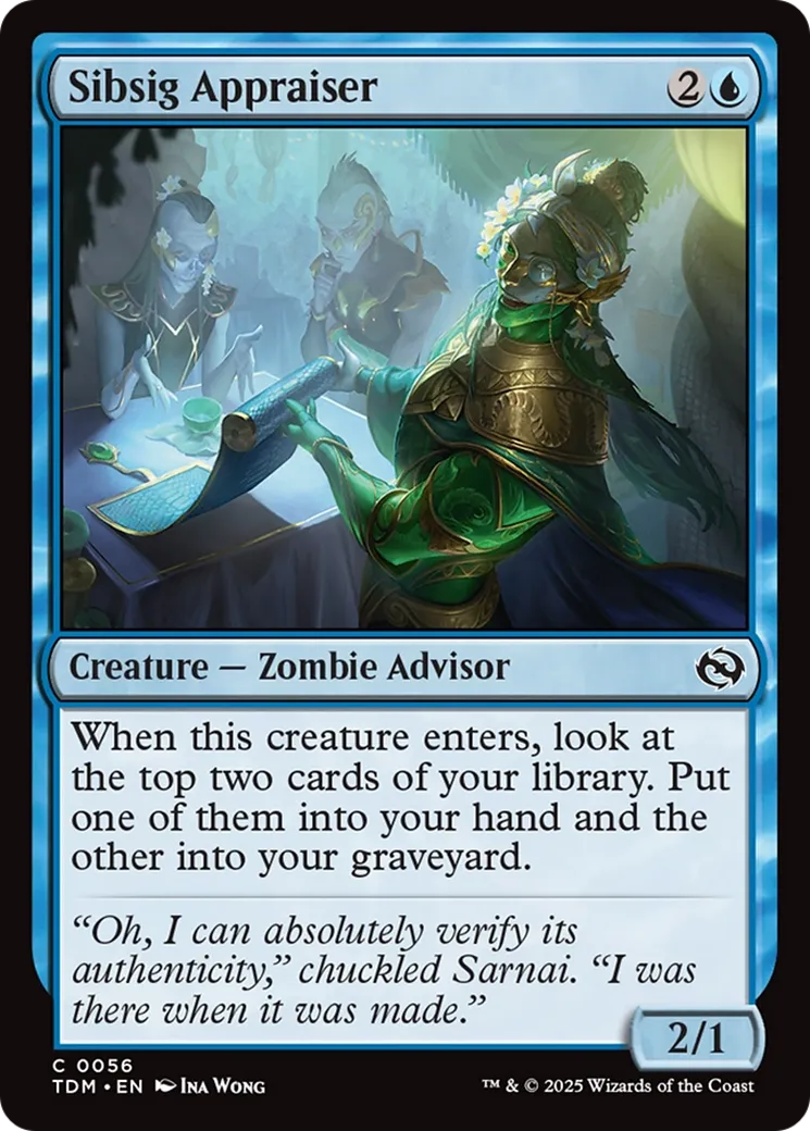 Évaluatrice sibsig — Tarkir: Dragonstorm — Magic: The Gathering