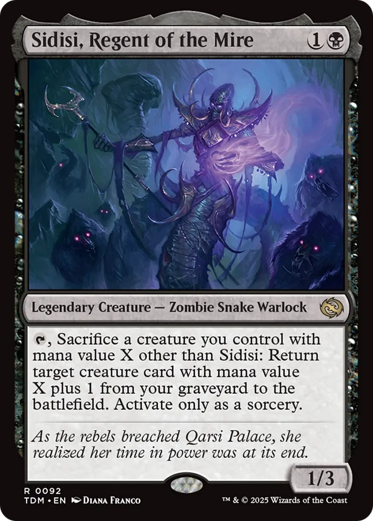 Sidisi, Regent of the Mire — Tarkir: Dragonstorm — Magic: The Gathering