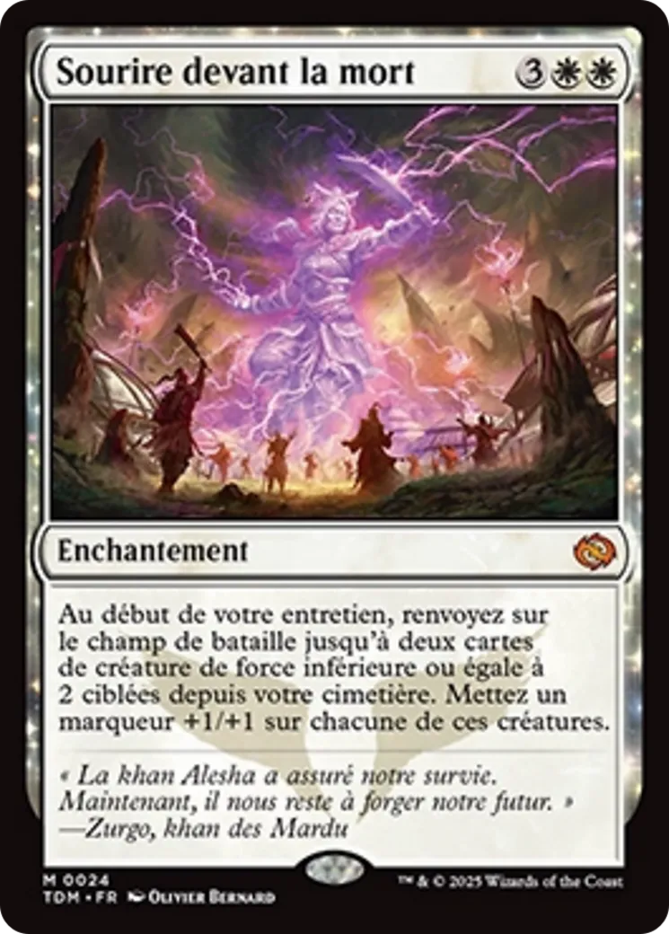 Sourire devant la mort — Tarkir: Dragonstorm — Magic: The Gathering