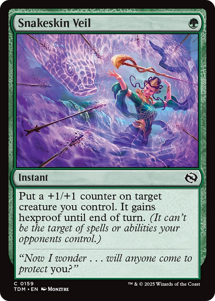 Voile en peau de serpent — Tarkir: Dragonstorm — Magic: The Gathering