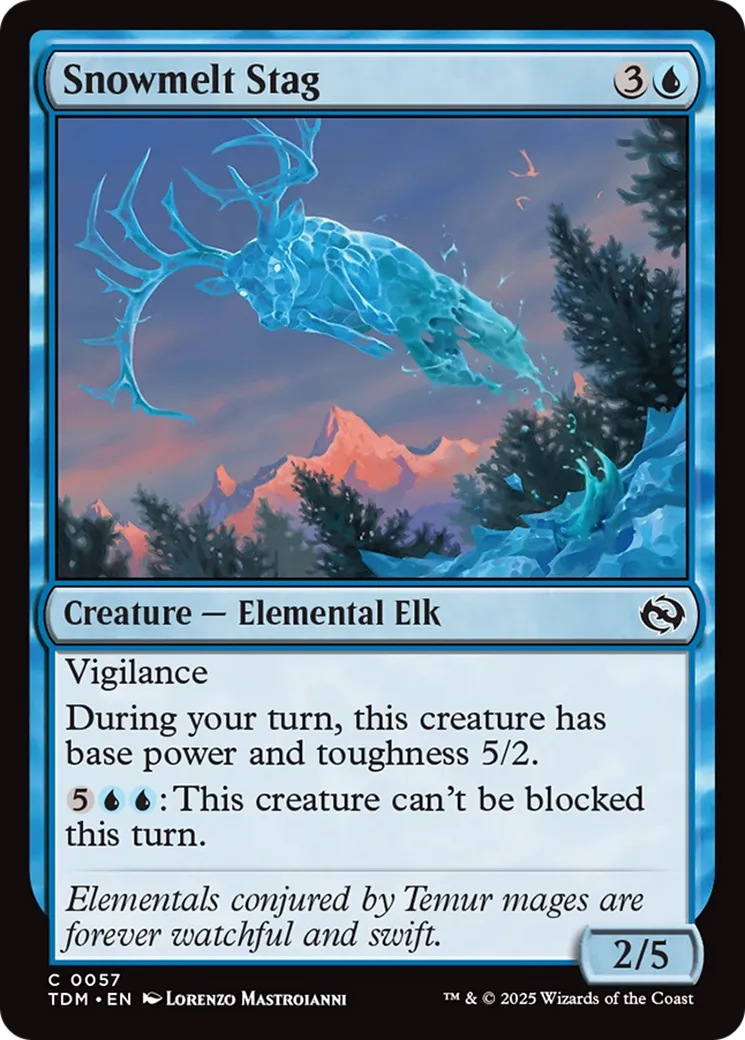 Cerf fonteneige — Tarkir: Dragonstorm — Magic: The Gathering