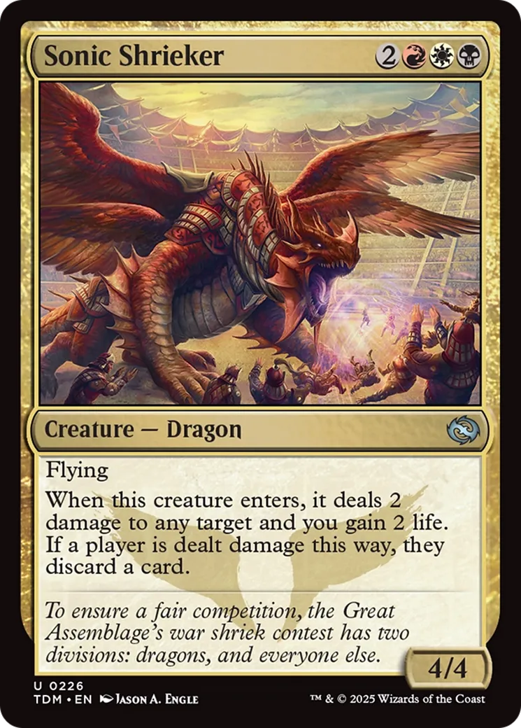 Sonic Shrieker — Tarkir: Dragonstorm — Magic: The Gathering