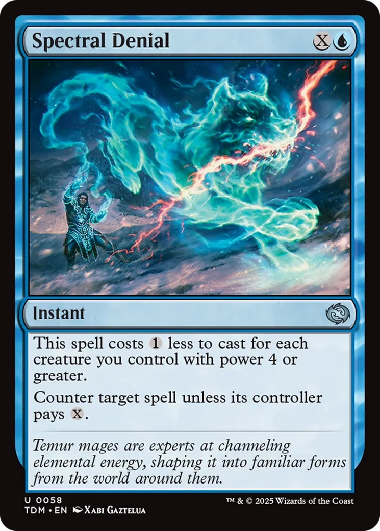 Déni spectral — Tarkir: Dragonstorm — Magic: The Gathering