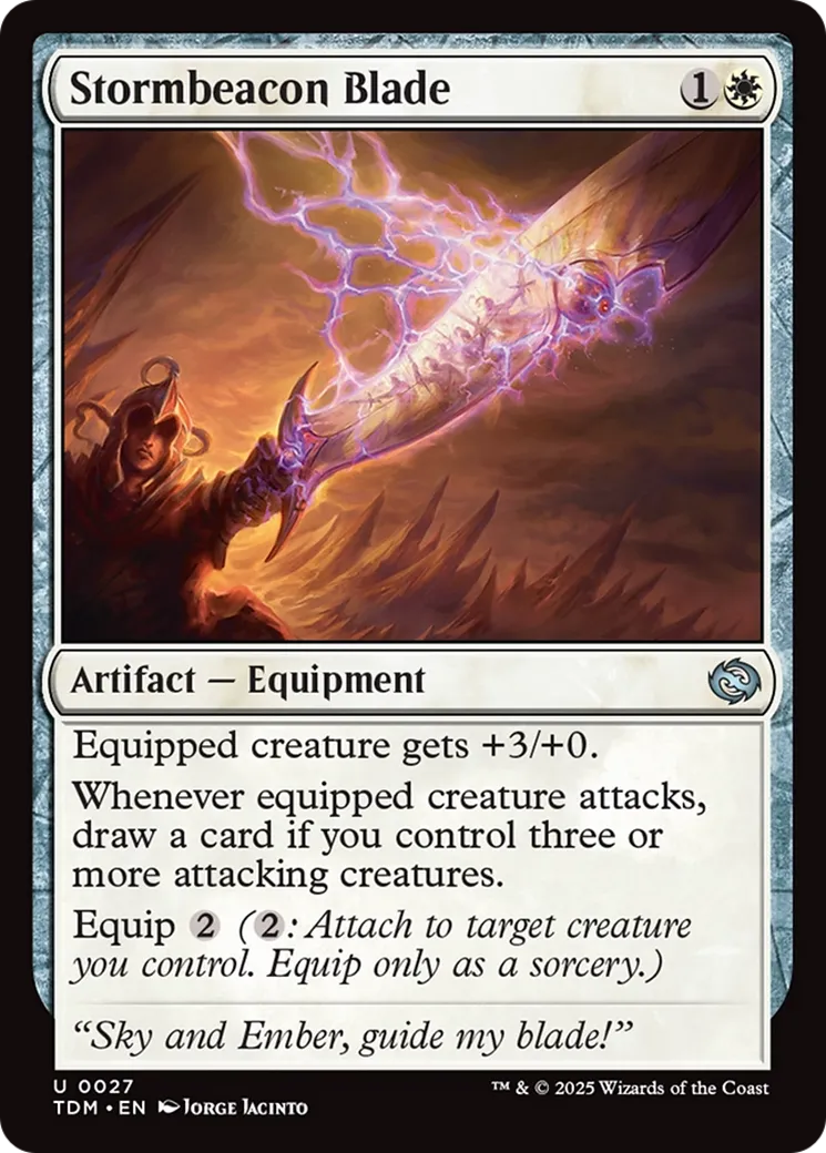 Stormbeacon Blade — Tarkir: Dragonstorm — Magic: The Gathering