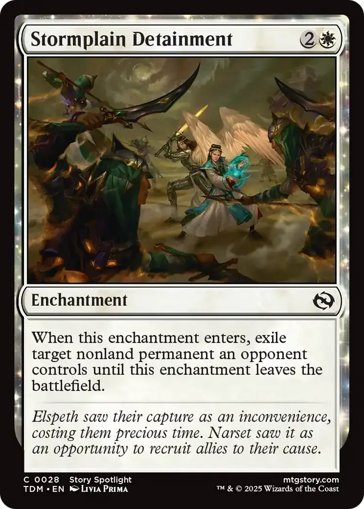 Détention de la plaine des tempêtes — Tarkir: Dragonstorm — Magic: The Gathering