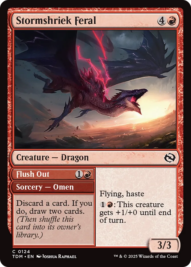 Stormshriek Feral // Vol, célérité — Tarkir: Dragonstorm — Magic: The Gathering