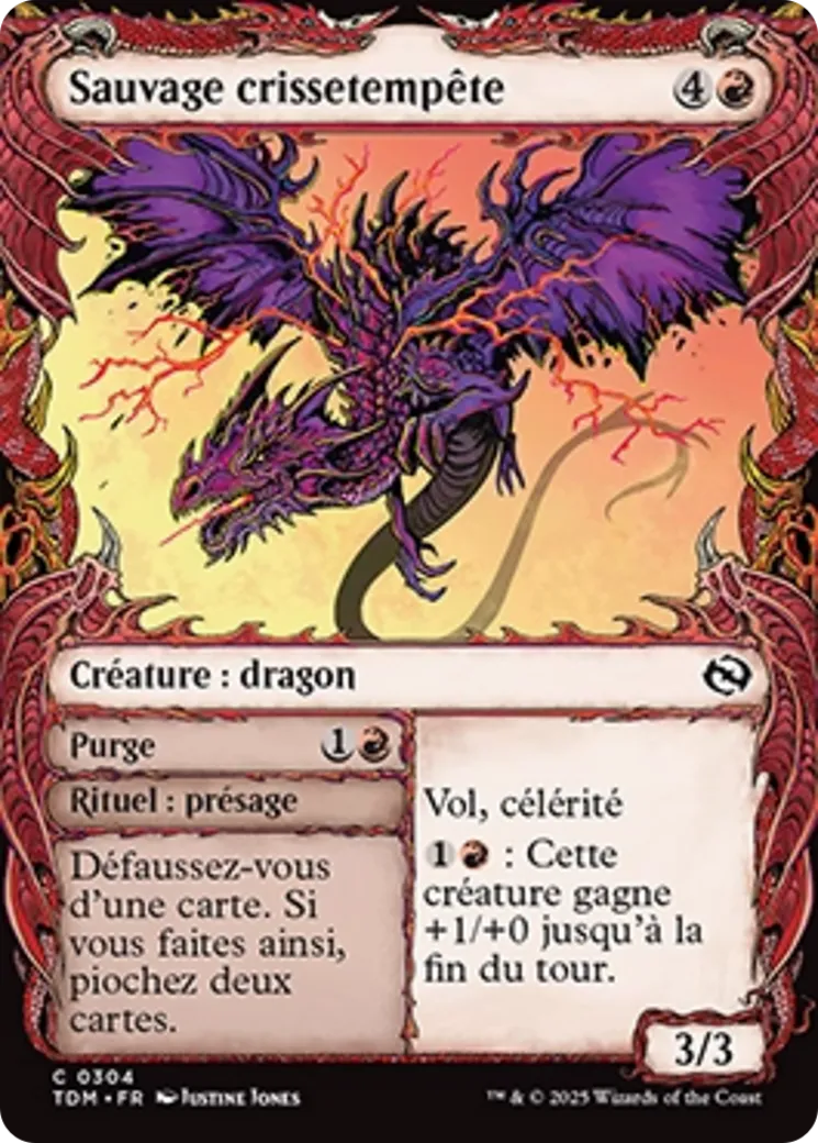 Stormshriek Feral // Vol, célérité — Tarkir: Dragonstorm — Magic: The Gathering