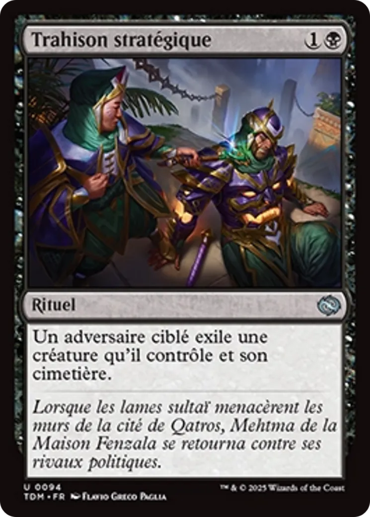 Trahison stratégique — Tarkir: Dragonstorm — Magic: The Gathering