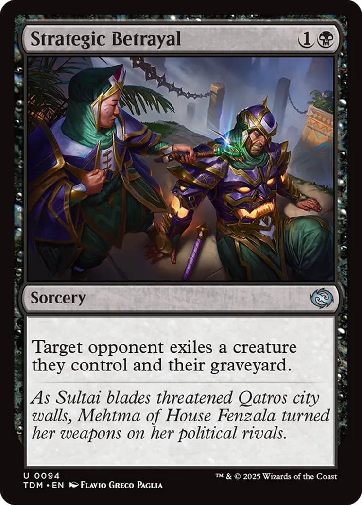 Strategic Betrayal — Tarkir: Dragonstorm — Magic: The Gathering