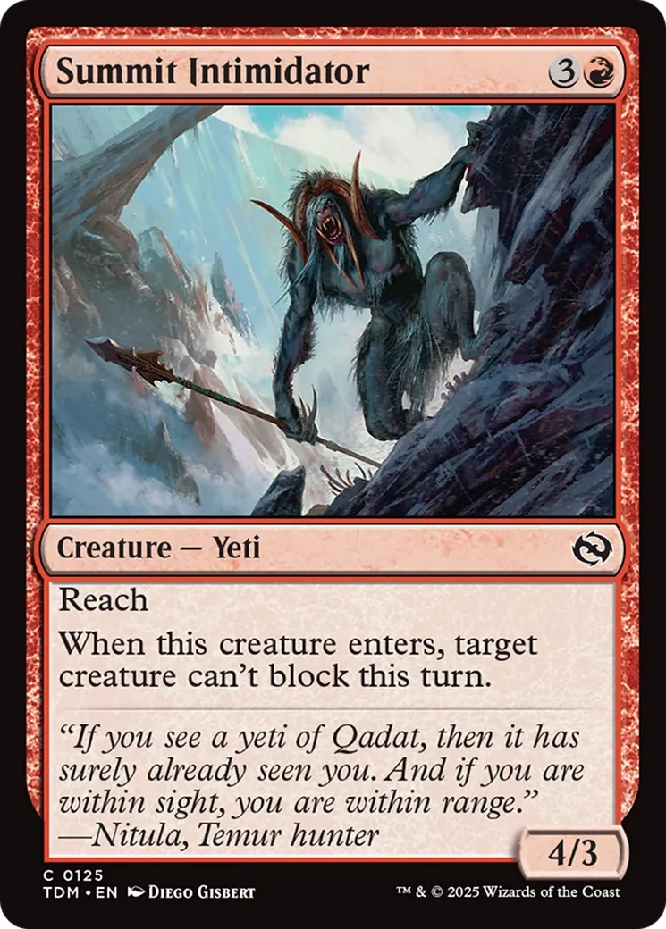 Intimidateur des sommets — Tarkir: Dragonstorm — Magic: The Gathering
