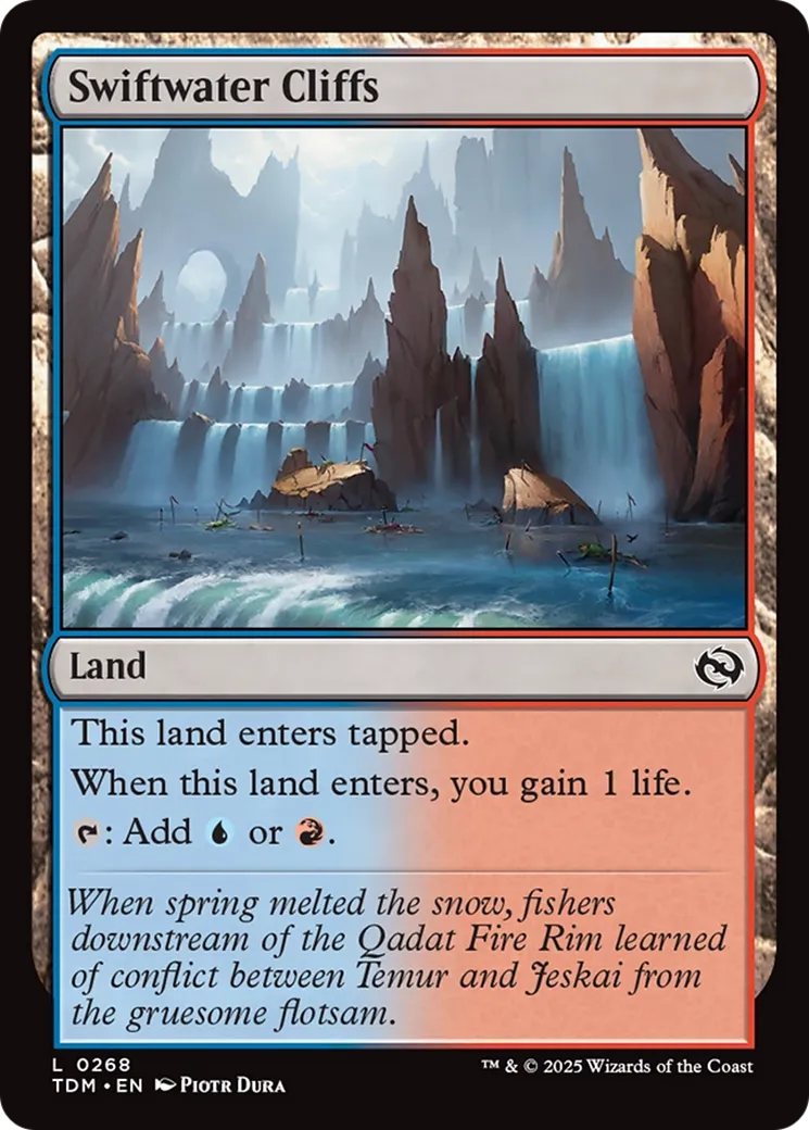 Swiftwater Cliffs — Tarkir: Dragonstorm — Magic: The Gathering