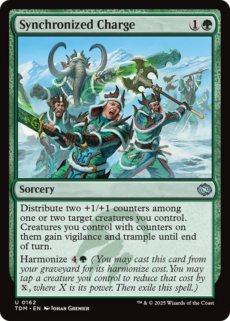 Synchronized Charge — Tarkir: Dragonstorm — Magic: The Gathering