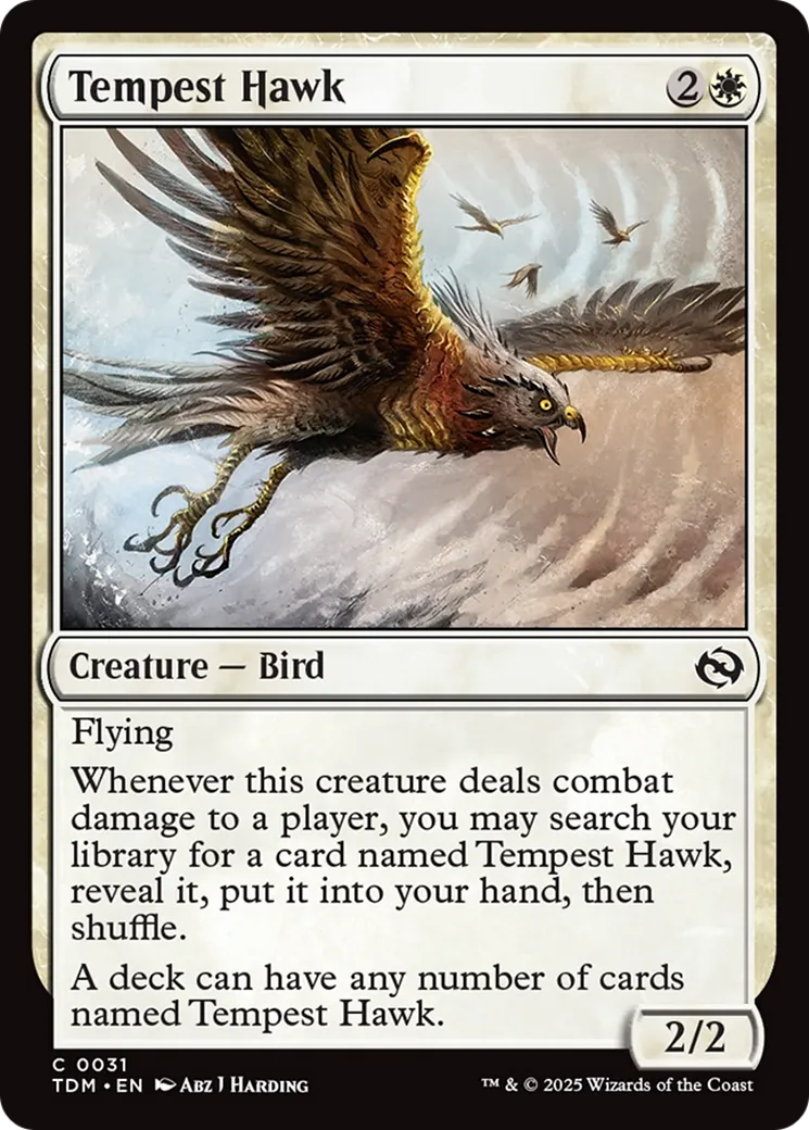 Tempest Hawk — Tarkir: Dragonstorm — Magic: The Gathering