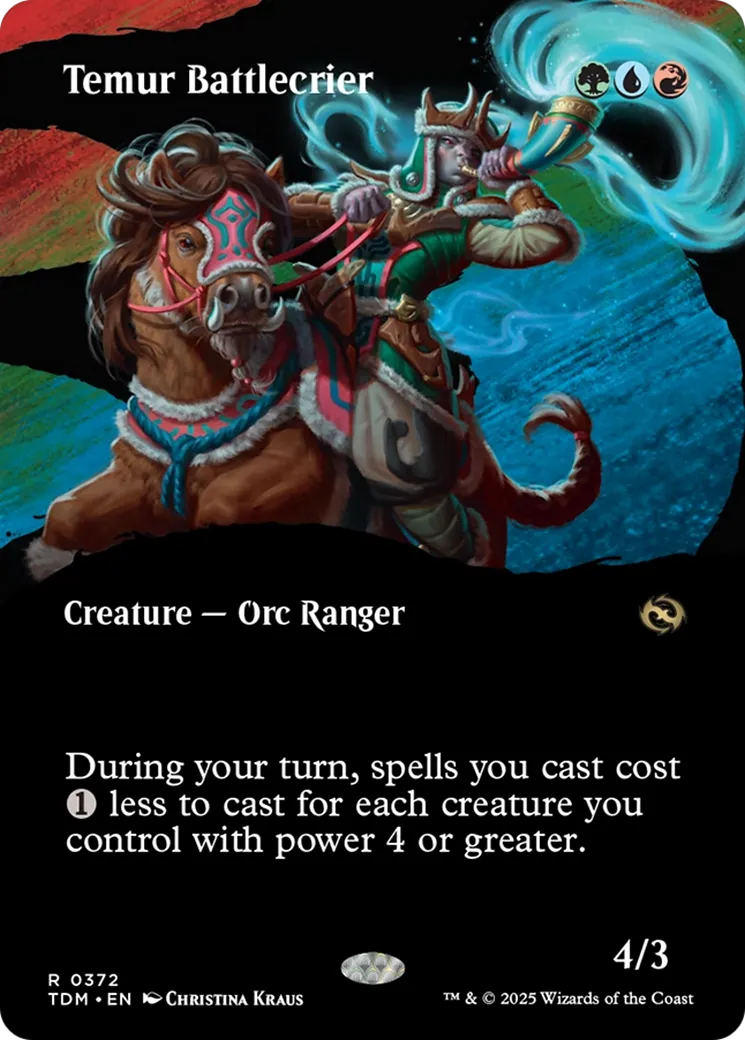 Temur Battlecrier — Tarkir: Dragonstorm — Magic: The Gathering