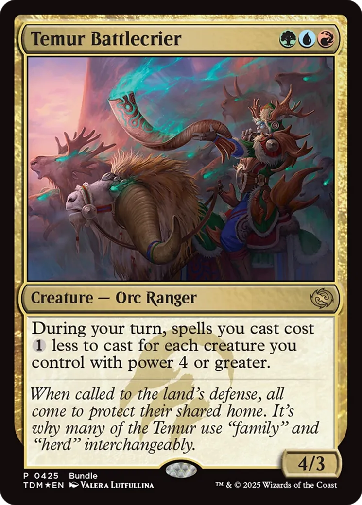 Temur Battlecrier — Tarkir: Dragonstorm — Magic: The Gathering