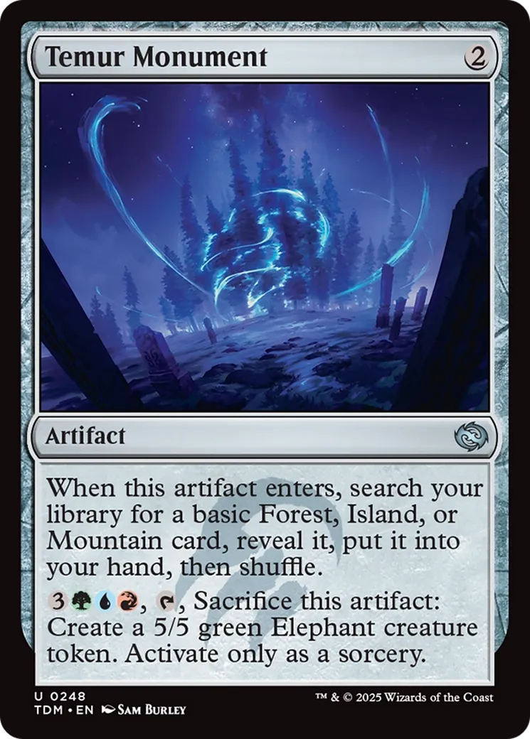 Monument temurien — Tarkir: Dragonstorm — Magic: The Gathering