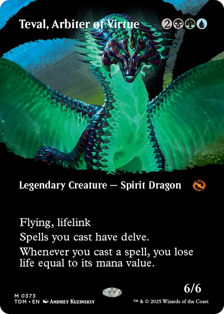 Teval, Arbiter of Virtue — Tarkir: Dragonstorm — Magic: The Gathering