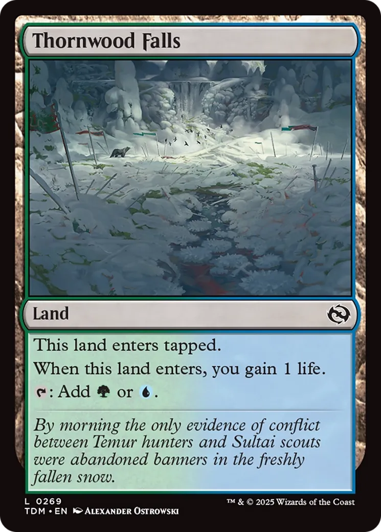 Thornwood Falls — Tarkir: Dragonstorm — Magic: The Gathering