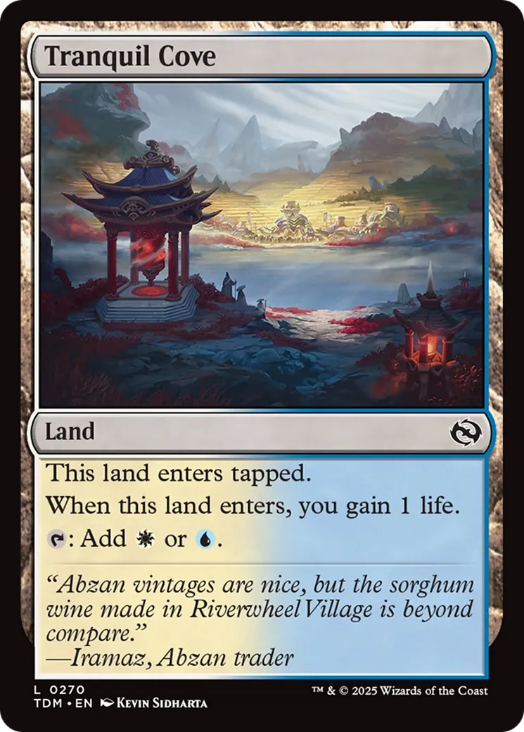 Tranquil Cove — Tarkir: Dragonstorm — Magic: The Gathering