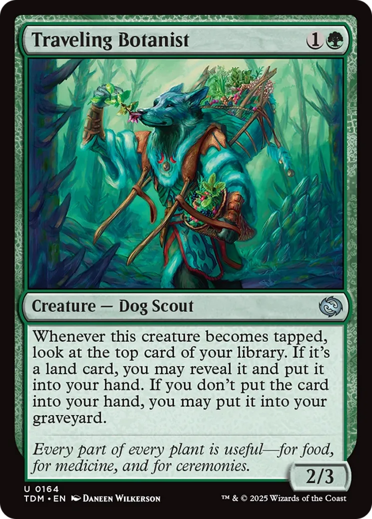 Traveling Botanist — Tarkir: Dragonstorm — Magic: The Gathering