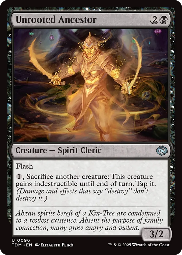 Ancêtre déracinée — Tarkir: Dragonstorm — Magic: The Gathering