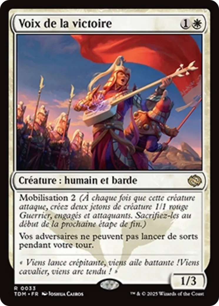 Voix de la victoire — Tarkir: Dragonstorm — Magic: The Gathering