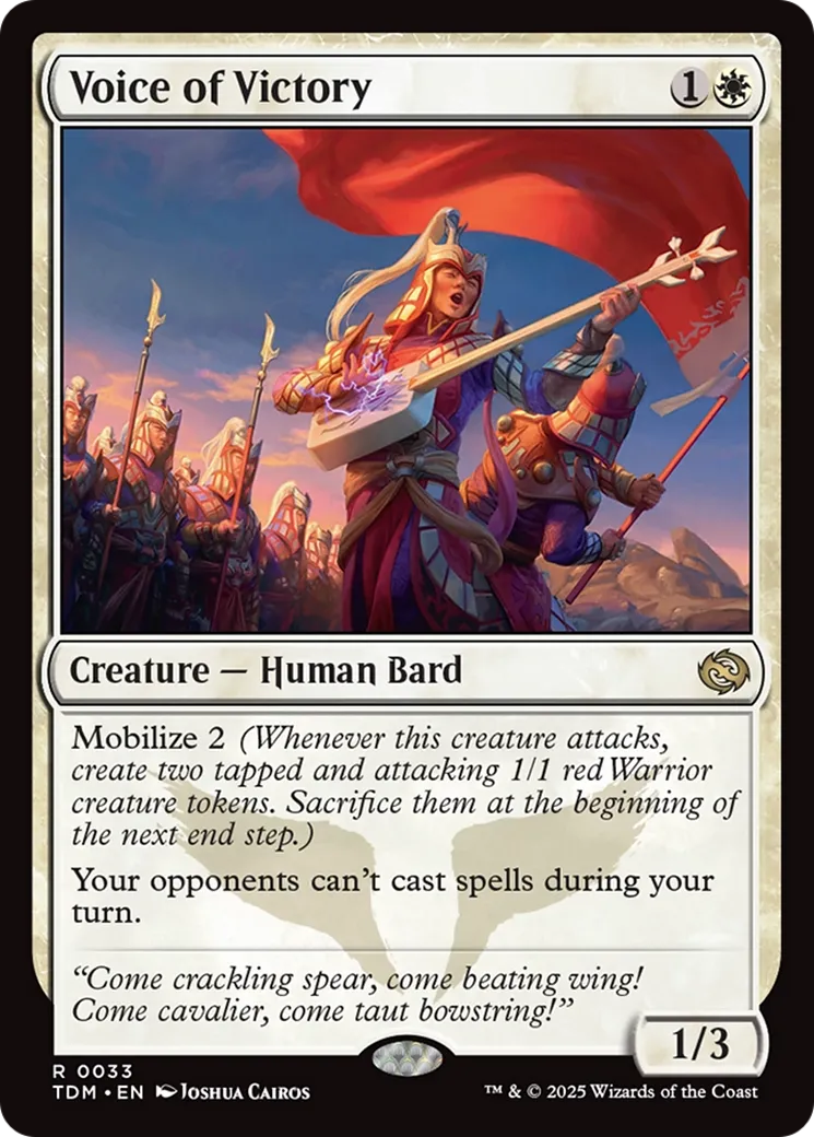 Voice of Victory — Tarkir: Dragonstorm — Magic: The Gathering
