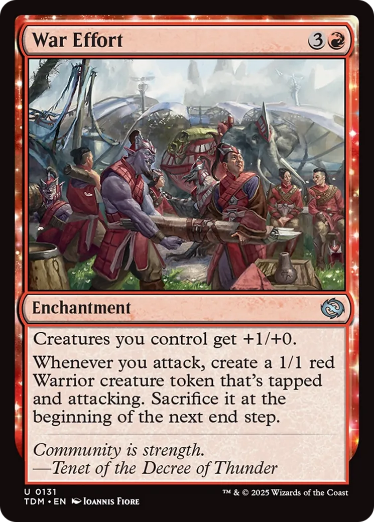 Effort de guerre — Tarkir: Dragonstorm — Magic: The Gathering