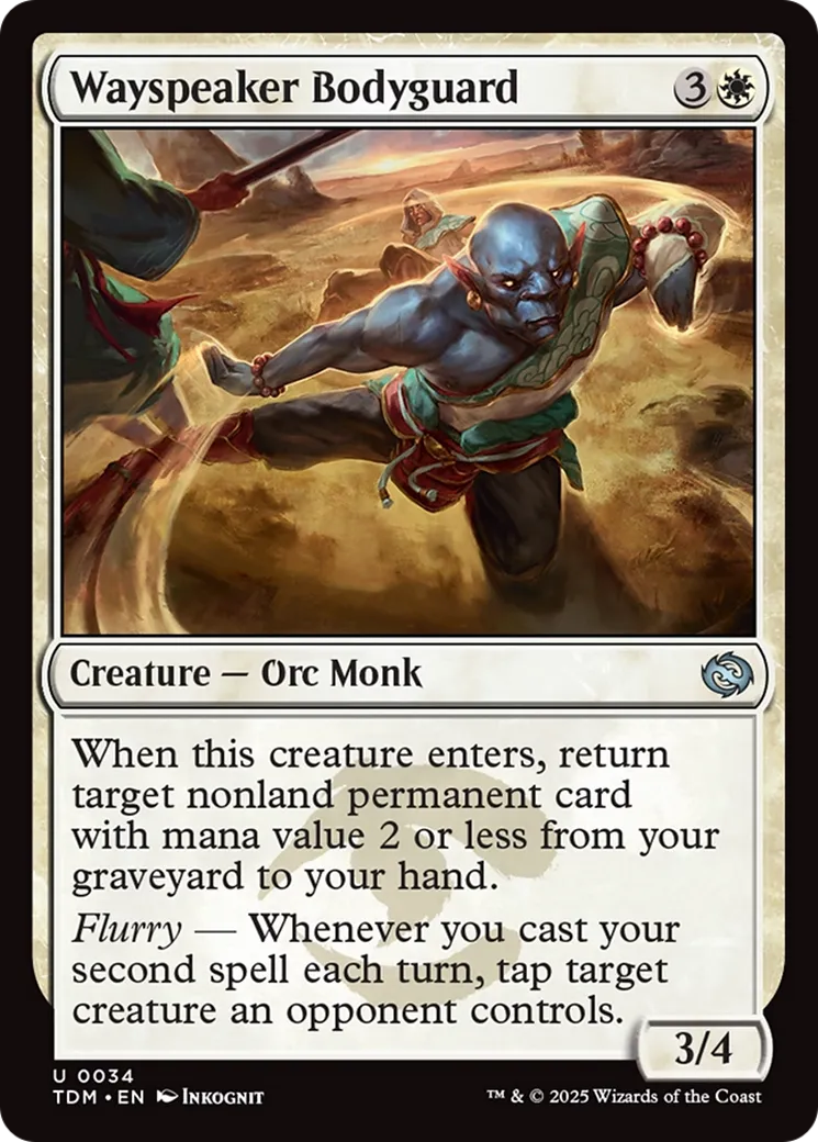 Garde du corps orateur de la Voie — Tarkir: Dragonstorm — Magic: The Gathering