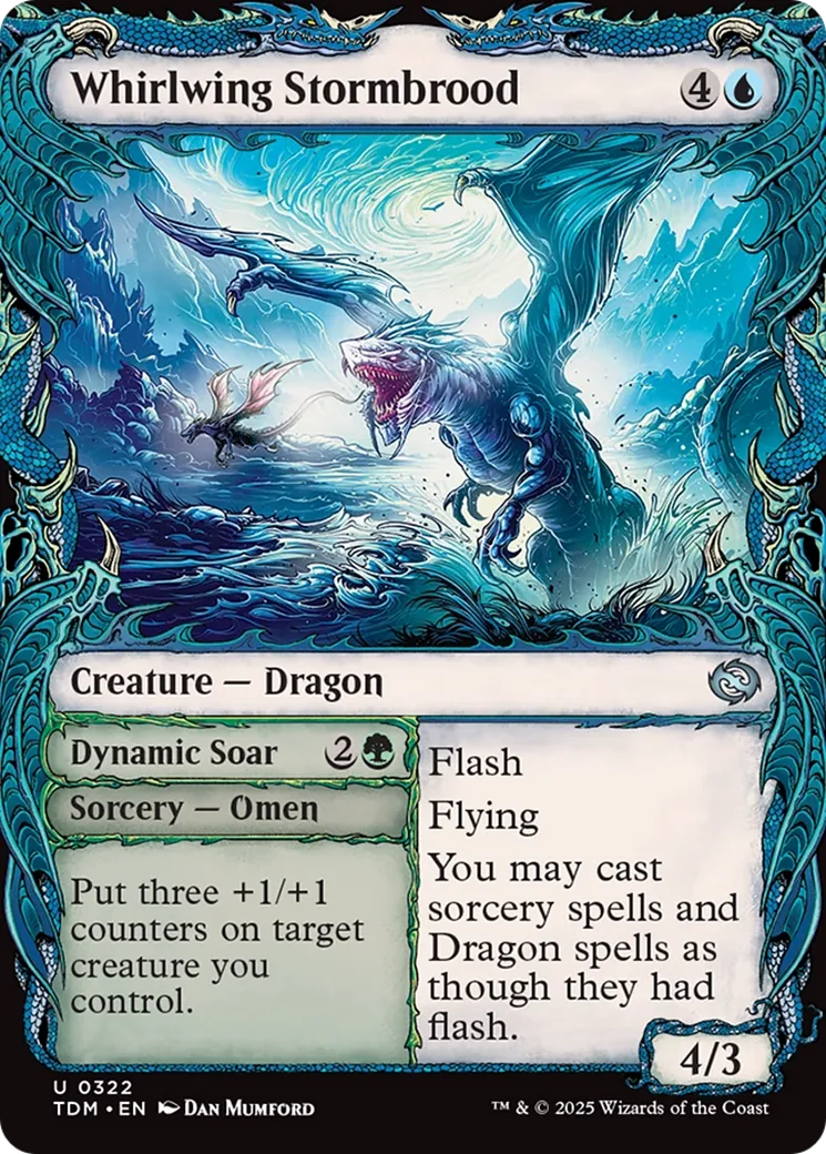 Whirlwing Stormbrood // Dynamic Soar — Tarkir: Dragonstorm — Magic: The Gathering