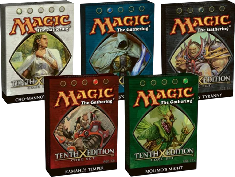 Tenth Edition Theme Deck Display — Tenth Edition — Magic: The Gathering